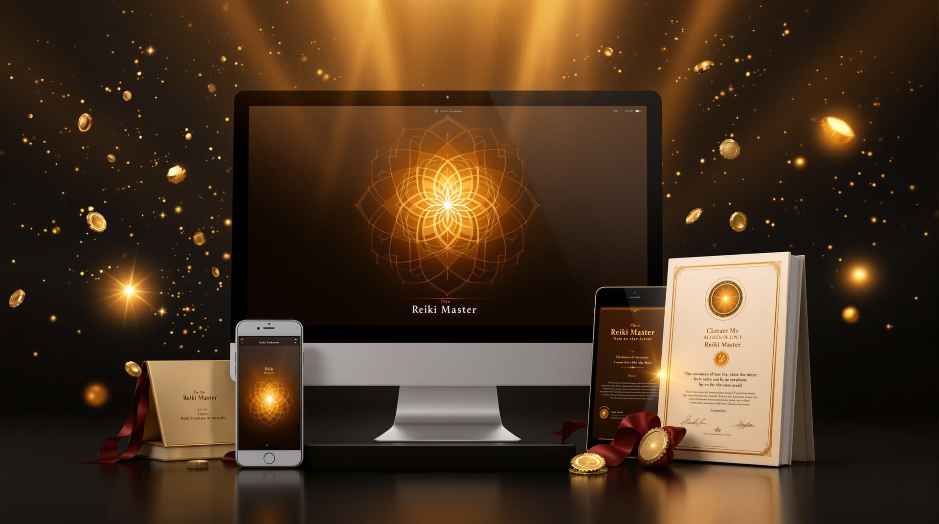 Diplomado Reiki Master — plataforma digital, libro y certificación
