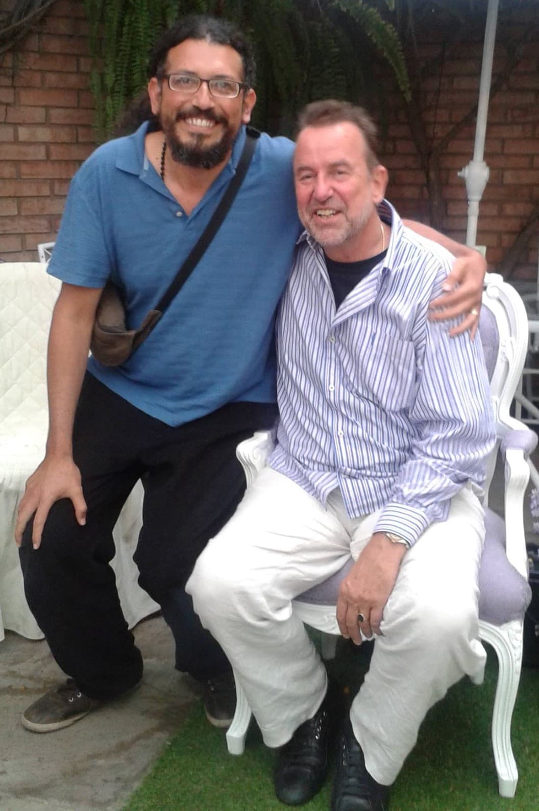 Con el Maestro Frank Arjava Petter. Lima, diciembre 2016.